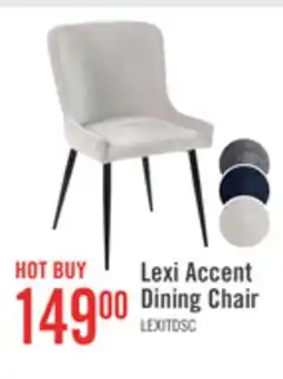 The Brick Lexi Dining Chair with Velvet-Look Fabric, Metal - Taupe offer