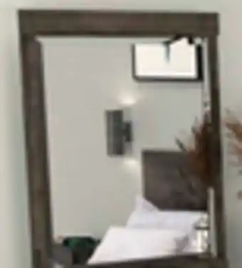 The Brick Riley Bedroom Dresser Mirror, Made in Canada - Grey offer