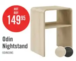 The Brick Odin Bedside Nightstand with Storage Shelf, 18W x 25.75H - Natural offer