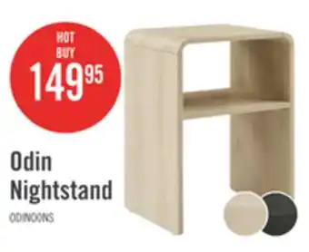 The Brick Odin Bedside Nightstand with Storage Shelf, 18W x 25.75H - Natural offer