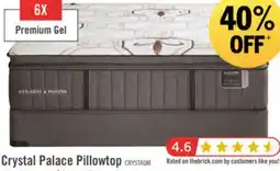The Brick Stearns & Foster Founders Collection Crystal Palace Pillowtop Queen Mattress offer