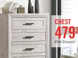The Brick Lark Bedroom Chest of Drawers, 5-Drawer, 35W x 47H - Rustic White offer