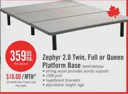 The Brick Zephyr 2.0 Twin Platform Base offer