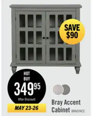 The Brick Bray 36 Accent Cabinet - Antique Grey offer