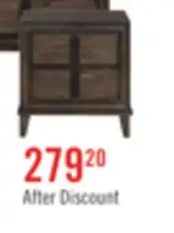 The Brick Kane Bedside 2-Drawer Nightstand, 26.3W x 28.6H - Brown offer