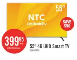 The Brick NTC 55 UHD Smart Android TV offer