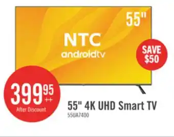 The Brick NTC 55 UHD Smart Android TV offer