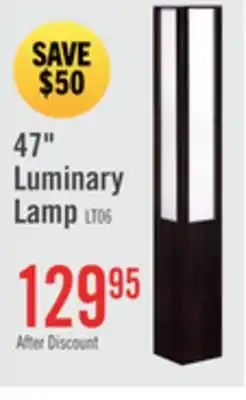 The Brick Luminary 47.48 Coffee Bean with White Vellum Paper Floor Lamp offer