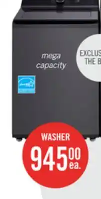 The Brick LG 5.8 Cu. Ft. Smart Top-Load Washer with EasyUnload and AI Sensing - Platinum Black - WT8200CL offer