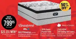 The Brick Beautyrest GL6 Pillowtop Queen Mattress offer