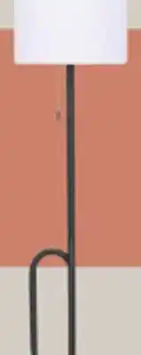 The Brick Solana 64 Modern Metal Acrylic Portable Indoor/Outdoor Floor Lamp with USB Port - Black offer