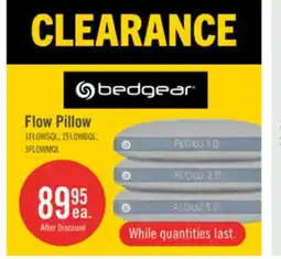 The Brick BEDGEAR Flow 1.0 Pillow - Stomach Sleeper offer