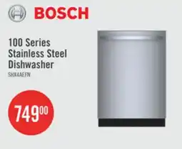 The Brick Bosch 24 48 dBA 100 Series Smart Top-Control Dishwasher - Stainless Steel - SHX4AEF5N offer
