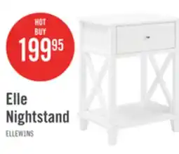 The Brick Elle Bedside 1-Drawer Nightstand, 18W x 25.75H - White offer