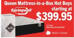 The Brick Springwall Autumn Tight Top Queen Mattress-in-a-Box offer