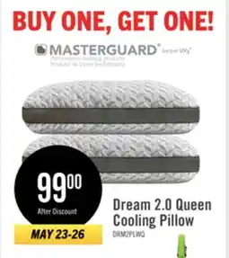 The Brick Masterguard Dream 2.0 Cooling Queen Pillow offer