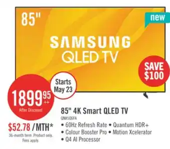 The Brick Samsung 85 Q6F QLED Smart TV with Vision AI offer