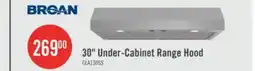 The Brick Broan 30 GLA1 Series Under-Cabinet Range Hood - GLA1303SS offer