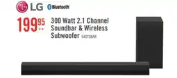 The Brick LG 2.1 CH Bluetooth Dolby Digital Soundbar with Wireless Subwoofer (S40T.DCANLLK) offer