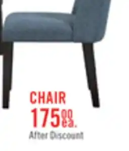 The Brick Emery Dining Chair with Polyester Fabric - Blue offer
