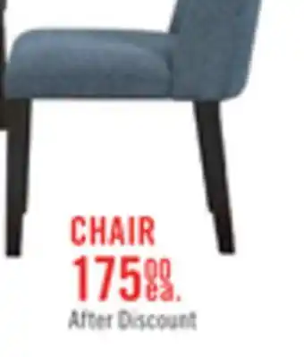 The Brick Emery Dining Chair with Polyester Fabric - Blue offer
