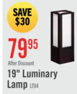 The Brick Luminary 19.13 Coffee Bean with White Vellum Paper Table Lamp offer