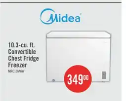 The Brick Midea 10.3 Cu. Ft. Convertible Chest Refrigerator-Freezer - MRC10M4CWW offer