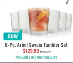 The Brick Arimi Savoia Tumbler Set 6-piece White offer