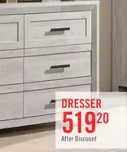 The Brick Lark Bedroom 6-Drawer Dresser, 58W x 35H - Rustic White offer