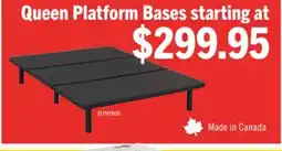 The Brick Zephyr Queen Platform Base offer