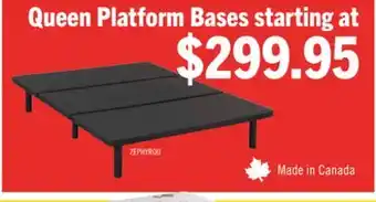 The Brick Zephyr Queen Platform Base offer