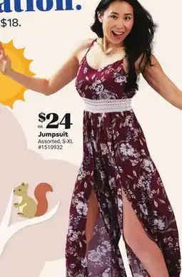 Giant Tiger Jumpsuit offer