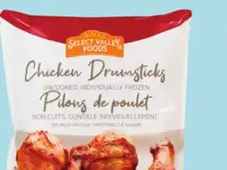 Giant Tiger Select Valley Foods chicken drumsticks offer