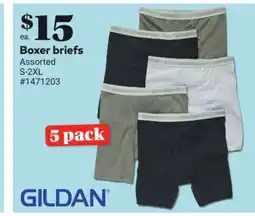 Giant Tiger Boxer briefs offer