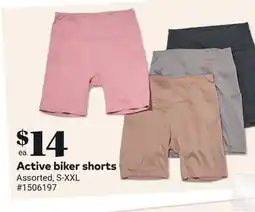 Giant Tiger Active biker shorts offer