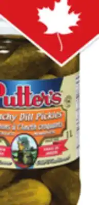 Giant Tiger Putter's pickles offer