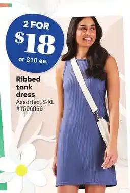 Giant Tiger Ribbed tank dress offer