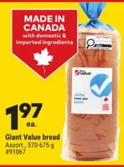 Giant Tiger Giant Value bread offer