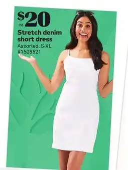 Giant Tiger Stretch denim short dress offer