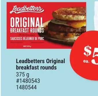 Giant Tiger Leadbetters Original breakfast rounds offer