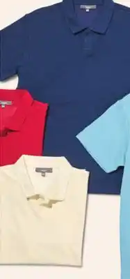 Giant Tiger Textured polo or henley tee offer