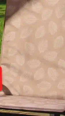 Giant Tiger Outdoor High Back Classic Cushion, Taupe Leaf offer