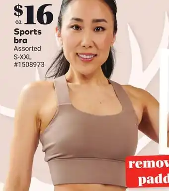 Giant Tiger Sports bra offer
