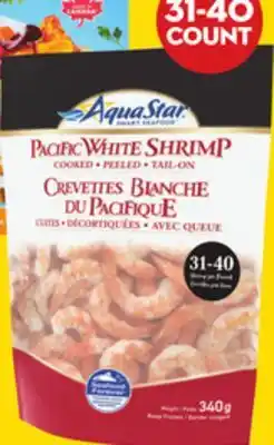 Giant Tiger Aqua Star frozen shrimp offer
