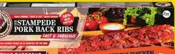 Giant Tiger Butcher's Selection Stampede pork back ribs offer