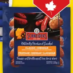 Giant Tiger Schneiders sausages offer