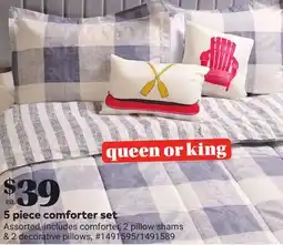 Giant Tiger 5 Piece Comforter Set offer