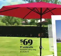 Giant Tiger 9' umbrella offer