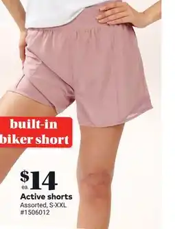 Giant Tiger Active shorts offer