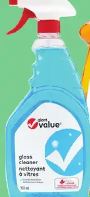 Giant Tiger Giant Value glass cleaner offer